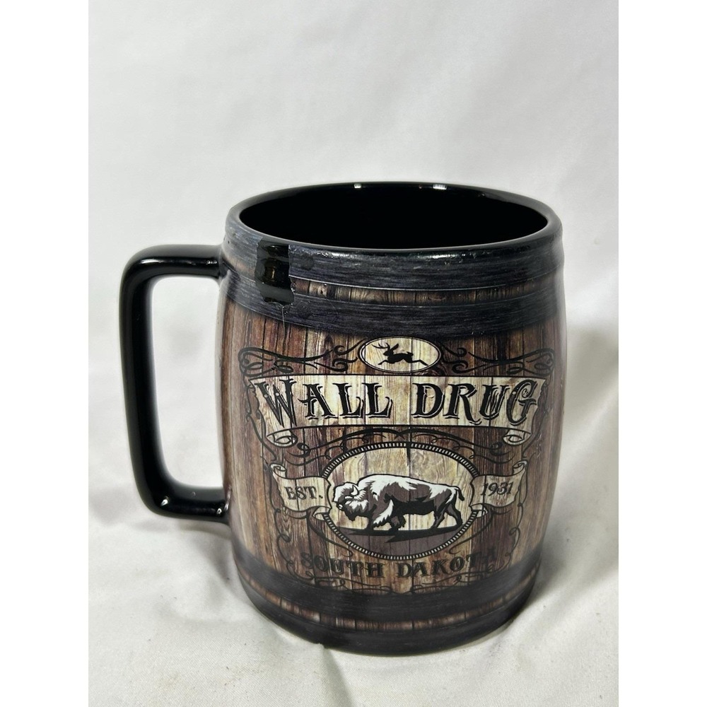 Vintage Wall Drug Store South Dakota Coffee Cup Mug Collectible Souvenir Display